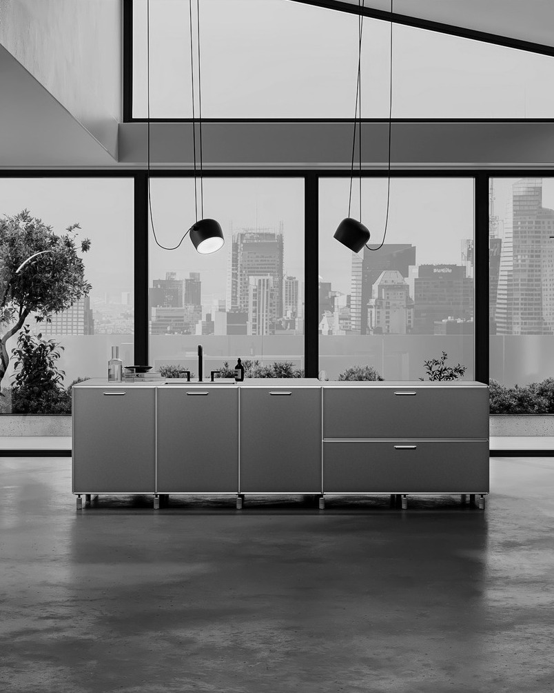 以鋁合金重塑廚房日常的靜謐美學 × WABISABI 侘寂